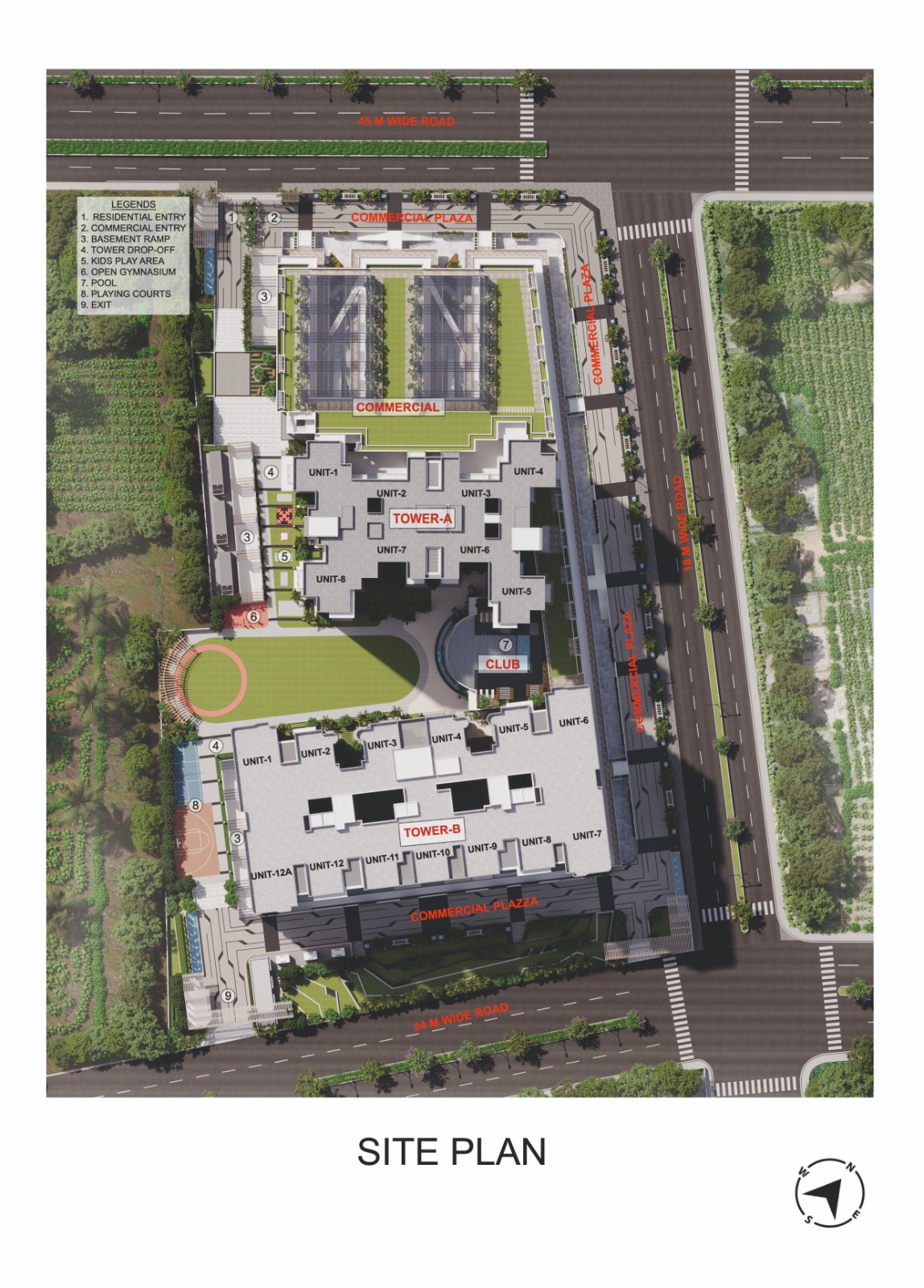 Aegis Fragrance Site Plan